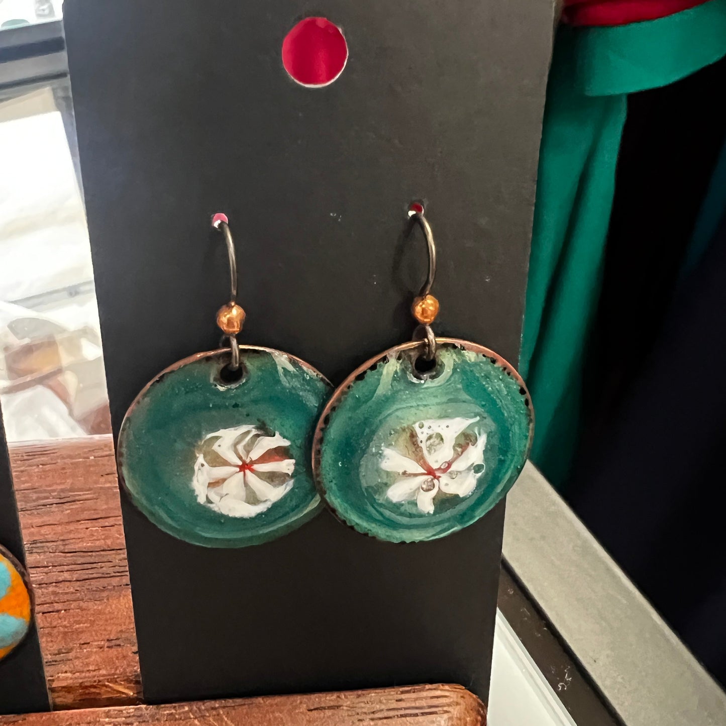 Enamel Earrings