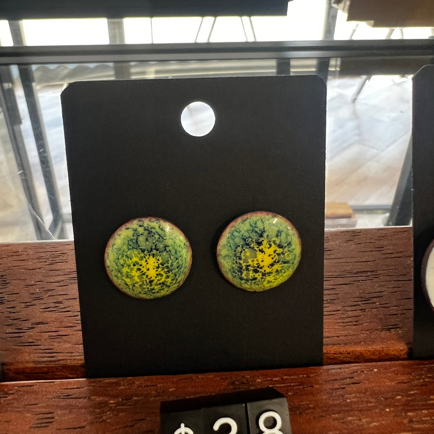 Enamel Earrings