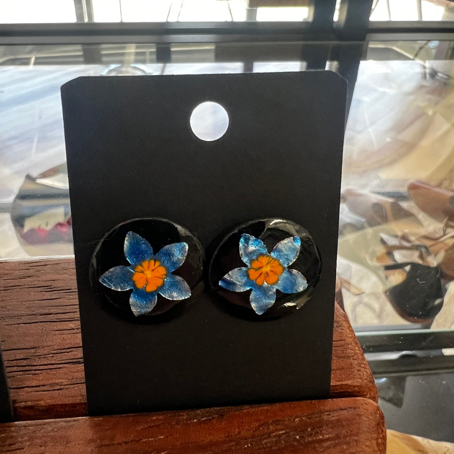 Enamel Earrings