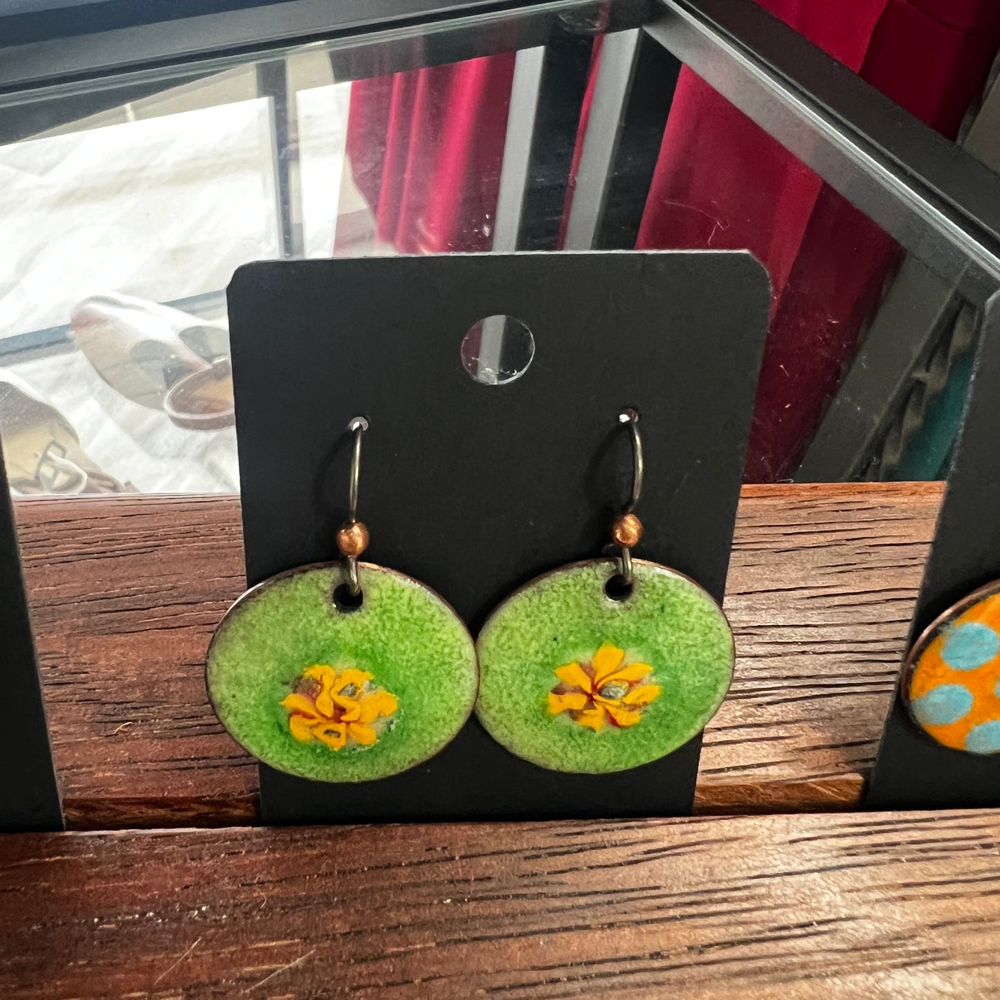 Enamel Earrings