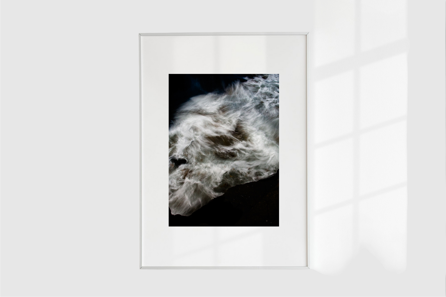 Aqua Matted Print - 10x10"